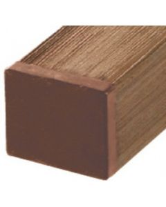 Tuinpaal houtcomposiet wpc bruin 7x7x185cm