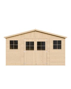 Gerätehaus Gartenhaus Kiefernholz (239 x 144 x 198 cm)