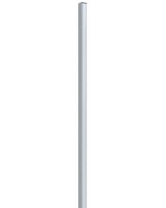 Gartenpfosten aus Aluminium mit Holzkern 7x7x185cm