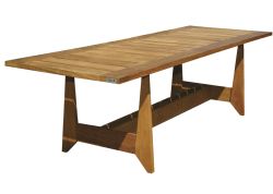 Garden table hardwood