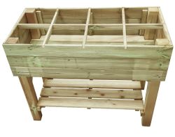 Raised garden bed table 100x50cm