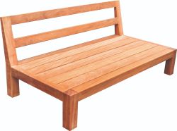 Muebles de jardin sillon madera dura