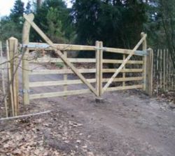 Garden gate 110x270cm