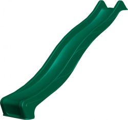 Wellenrutschen grün Holzschaukel 240cm