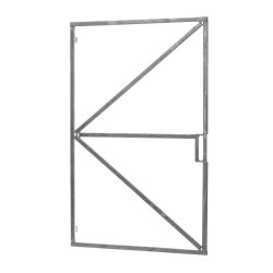 Poortframe met slotkast voor tuinpoort