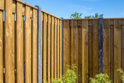 Wooden Fencing pine with concrete  200x190cm