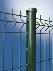 Wire panel posts 230cm green