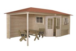 Garden shed Wembley hipped roof 500x250cm