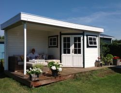 Garden shed Windsor flat roof 500x250cm