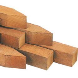Holzpfosten hartholz 7x7x300cm