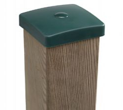 Tapa poste de madera 91x91mm plastico