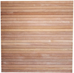 Wooden Fencing slatted fencing hardwood 180x180cm