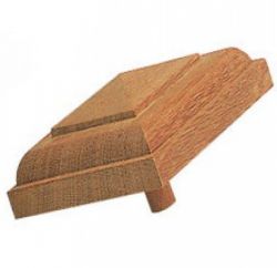 Postcap finial pyramide hardwood