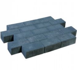 Brick pavers black 22x11x6cm (m2)