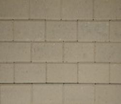 Pflastersteine beton gelb halb 10,5x10.5x8cm