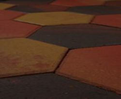 Hexagonal pavement, Indian