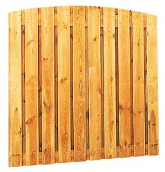 Wooden fencing panel