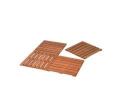 Decking tiles Bangkirai hardwood