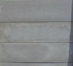 Placa de hormigón para valla de hormigón gris 200x38,5x3,2cm