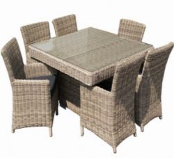 Gartenmöbel polyrattan dining set Tirano