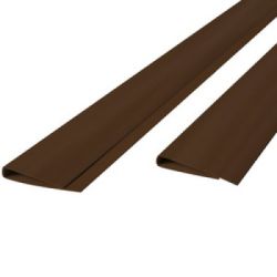 Perfil cañizo PVC marron 200cm