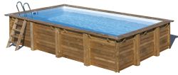 Wooden pool 620x420x133cm