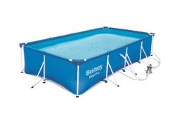 Swimming pool steel frame 400x211x81cm 