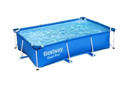 Swimming pool steel frame 259x170x61cm 