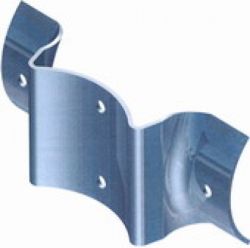 Palisade bracket, galvanized