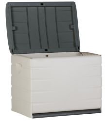 Kussenbox opbergbox zwart 80x61x53cm