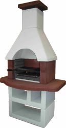 Masonry barbecue 212x120cm / 460kgs