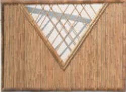 Bamboo fence panel