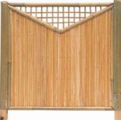 Bamboo fence panel