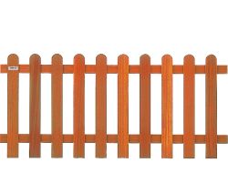 Picket fence hardwood 80x180cm