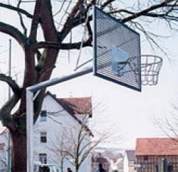 Basketballanlage komplett 220x160x383cm 