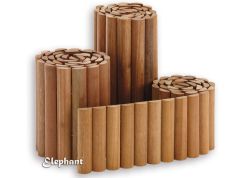 Bordura enrollable madera dura 180x20cm