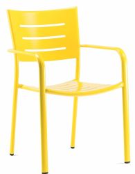 Chair James yellow