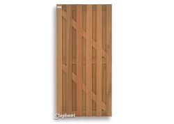 Puerta jardin madera dura 90x180cm