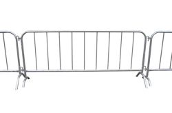 Crush barriers 110x250cm/9 bars