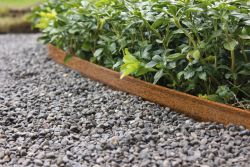 Bordure acier Corten 240x10cm