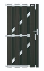 Garden gate WPC anthracite 90x180cm