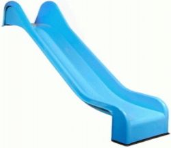 Glijbaan polyester voor speeltoestel blauw 325cm