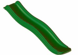 Glijbaan groen 175cm voor houten speeltoestellen