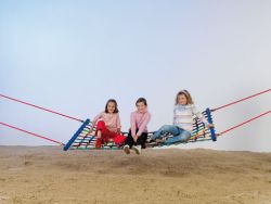 Hammock set complete for public playgrounds