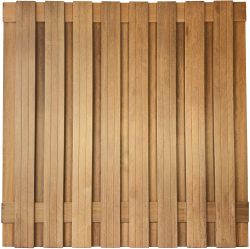 Paneles vallas Bangkirai madera dura 180x180cm (19tbl.)