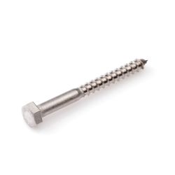 Tirafondo tornillo hexagonal,inoxidable 6x35mm DIN 571