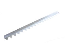 Anti-climb strip, galvanized