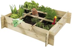 Planter vegetable garden box 90x90x20cm