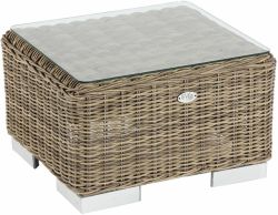 Side table London poly rattan natural
