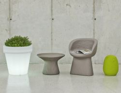 Flower pot and garden lighting design ø60cm